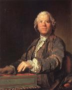 Joseph-Siffred  Duplessis Christoph Willibald von Gluck at the spinet oil painting artist